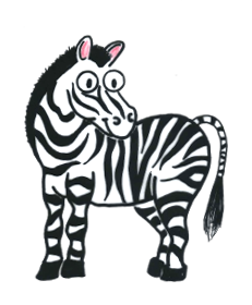 Klassentier Zebra