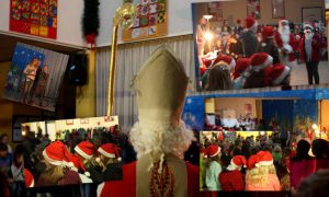 Mehrere Fotos von der Nikolausfeier
